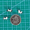 10 x Model Cows N scale 1/160 Miniature Animals Hand Painted for Farm Model Making Model Railway 6