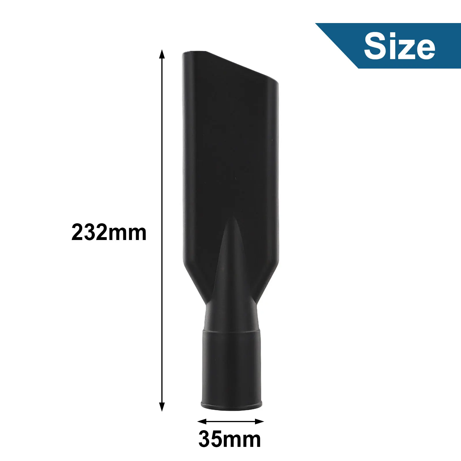 

Parts Vacuum Cleaner Flat Head Connector Household Replacement Small Gaps Suction Supplies Adapter Attachment Black Cleaning