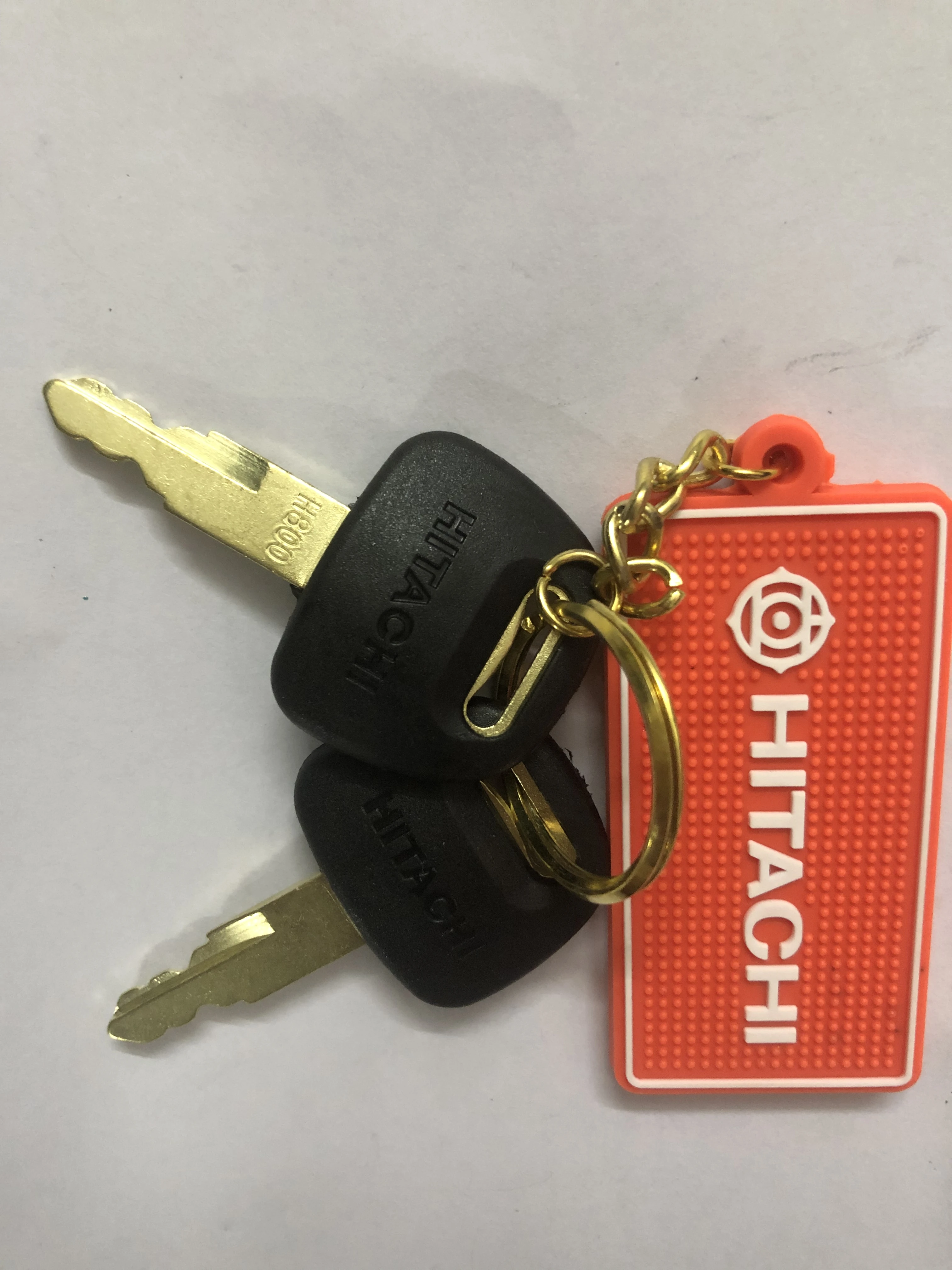 2pcs H800 Excavator Ignition Key For Hitachi ZAX ZAXIS Grab BU0028