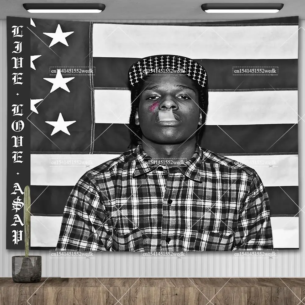 ASAP-Tapeçaria estética para decoração do quarto, rochoso, ao vivo, amor,  bandeiras, Rakim, Mayers Fumar, Wall Hanging, Ablum Posters, Meme, Decor  Meme - AliExpress, image size:1000x1000