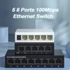 EU PLUG 5/8 Port 10/100Mbps Network Switches Mini Ethernet Fast Network Switch Splitter For Home Office EU PLUG 5/8 Port 10/100Mbps Network Switches Mini Ethernet Fast Network Switch Splitter For Home Office