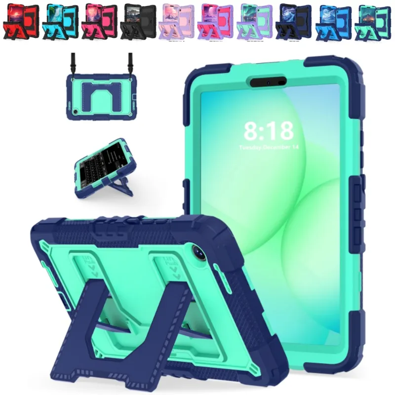 Heavy Duty 8.7-Inch Tablet Case with Stand & Shoulder Strap