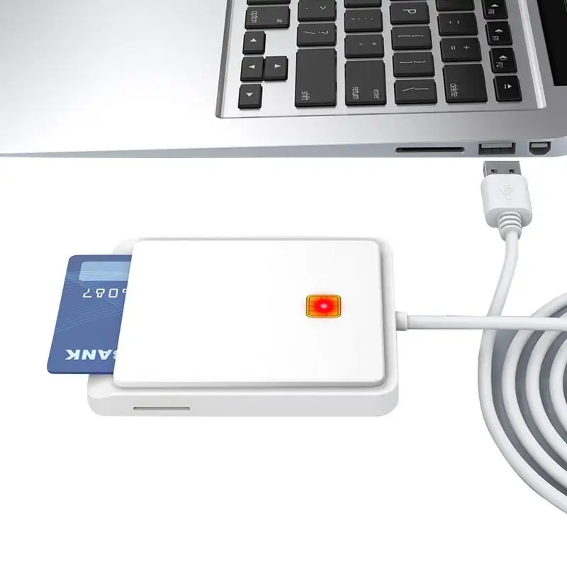 

CAC Card Reader Common Access USB Card Access Reader Portable And Universal Smart Card Access Reader For Balance Query Online