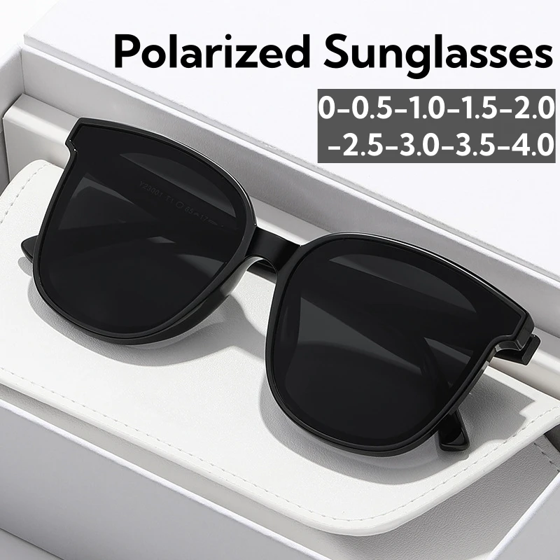 Unisex Große Quadratische Myopie Sonnenbrille Klassische UV400 Fahren Sonnenbrille für Männer Frauen Retro Kurzsichtige Brille Brillen