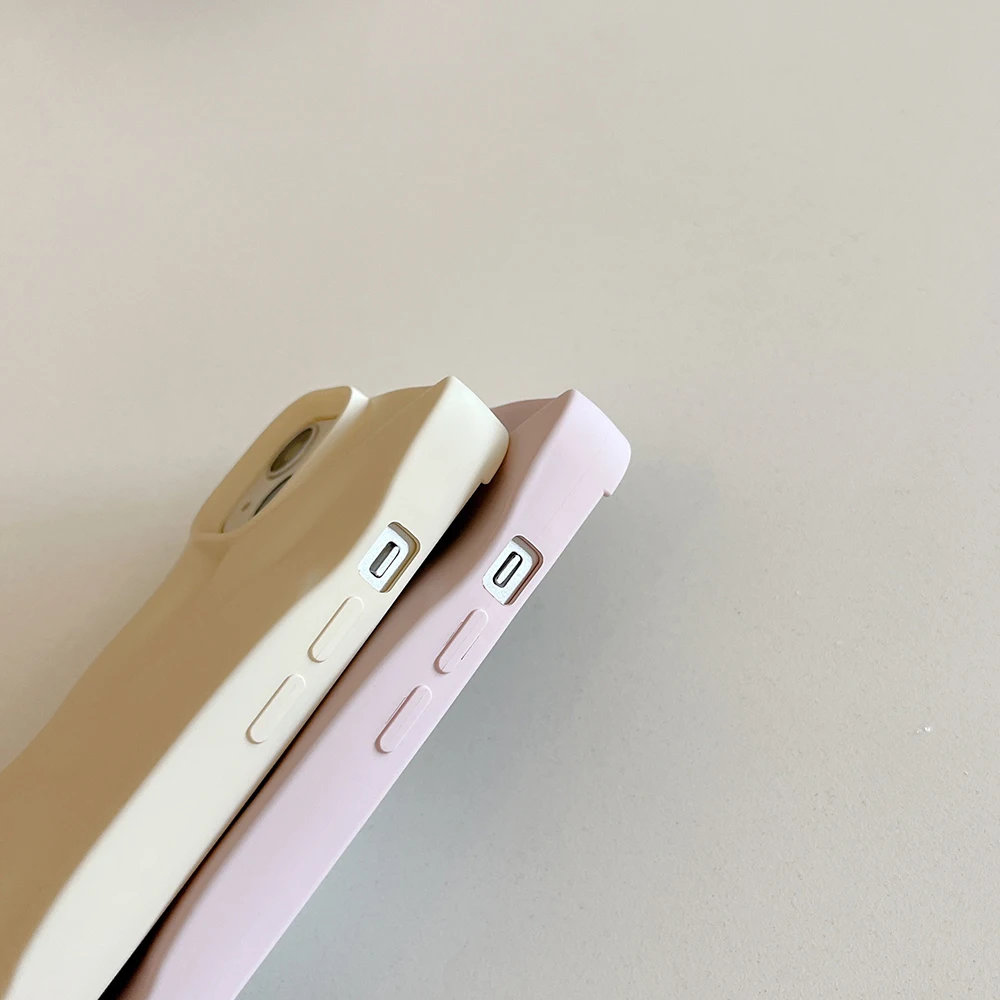 Matte 3D Wasserwellen Handyhülle für iPhone 18 17 16 15 14 13 12 11 Pro Max Hüllen Stoßfeste Weiche Silikon Rückseite – Detail 9