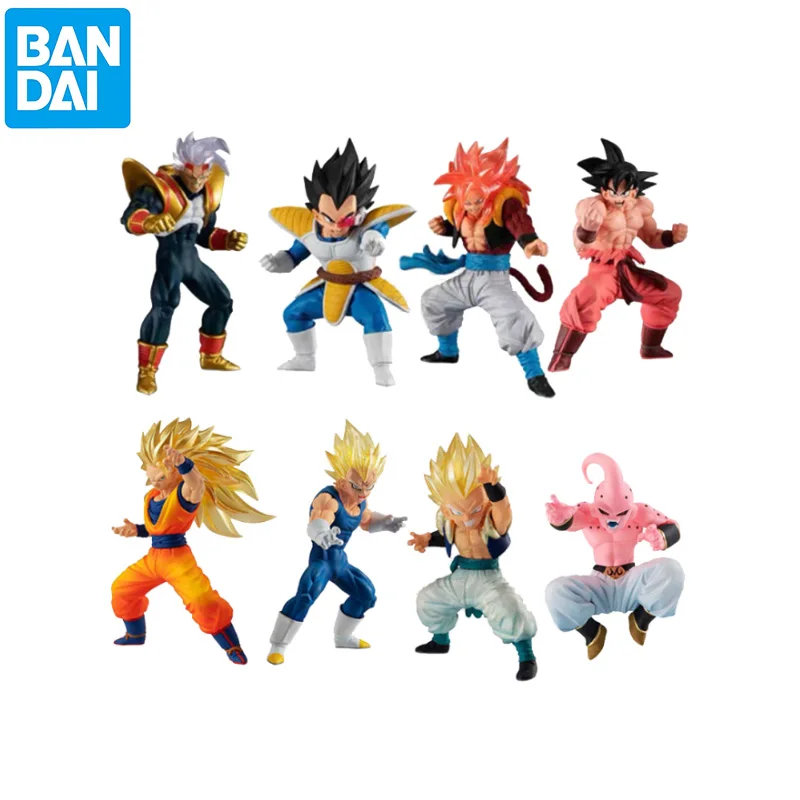 

BANDAI Original Gashapon 4PCS/Set Anime Dragon Ball HG Series 04 10 Buu Son Goku Vegeta Gotenks hobby Collection Gifts Toys
