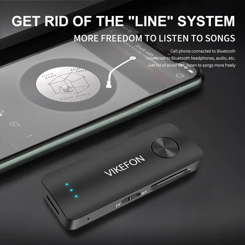 Bluetooth Audio Receiver Transmitter for Car TV Speaker