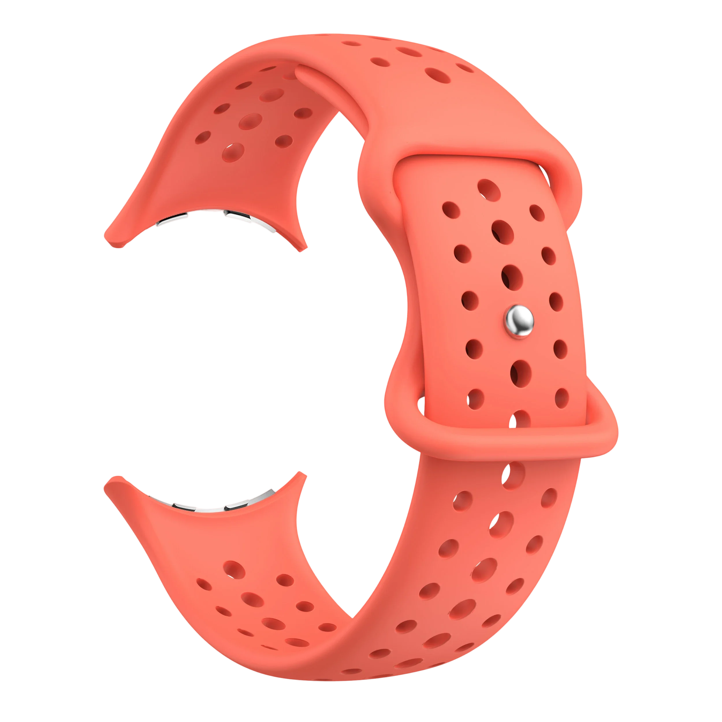 2pc Original Silicone Sports Replacement Strap for Smartwatch, 45mm/41mm
