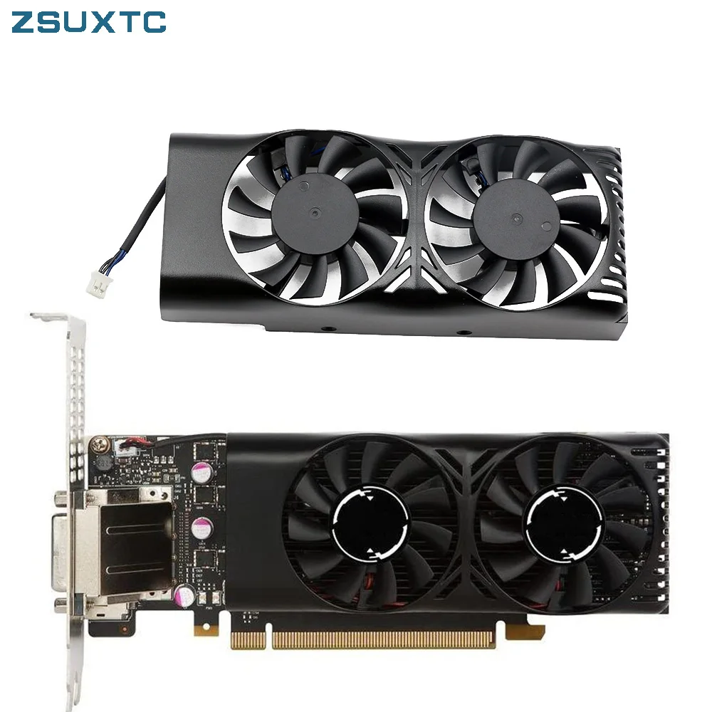 GPU Fan HA5510M12F-Z XY-D05510S 2Pin GTX1050 Ti For MSI Geforce GTX 1050 2GT LP GTX 1050Ti 4GT LPV1 Graphic Card Cooling Fan