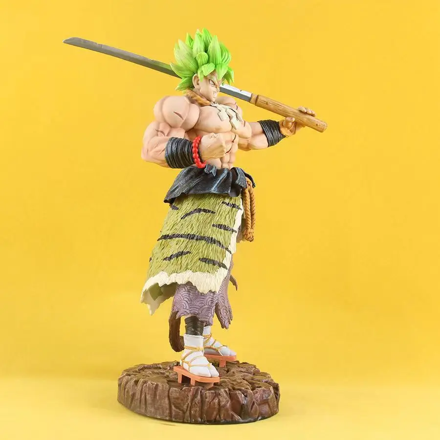 Gk Dragon Ball Anime Action Figure Samurai Brolita Super Saiyan Model Doll Toys For Friends And Family Birthday Christmas Gifts