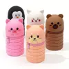 Cartoon Silicone Pencil Case Animal Shape Desk Organizer Stationery Storage Bag Folding Pen Pouch Pencil Holder School Supplies 1