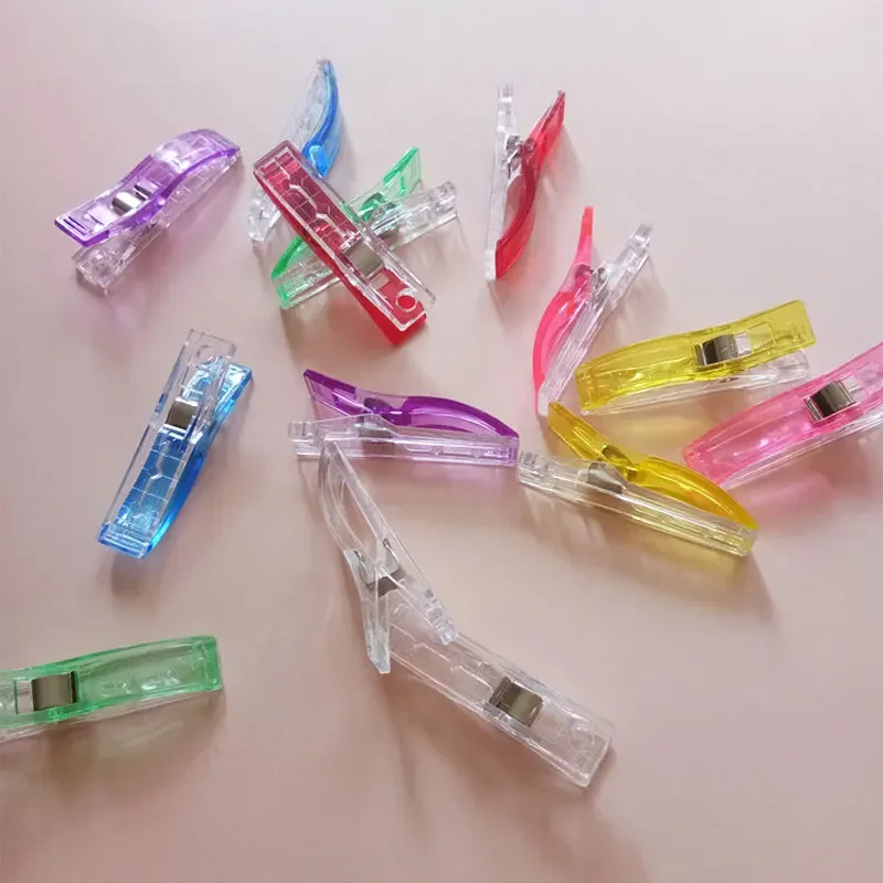 Sewing Clips Garment Clips Plastic Clips Clothes Clips 5/10Pcs Big Sewing Clips Quilting Clips