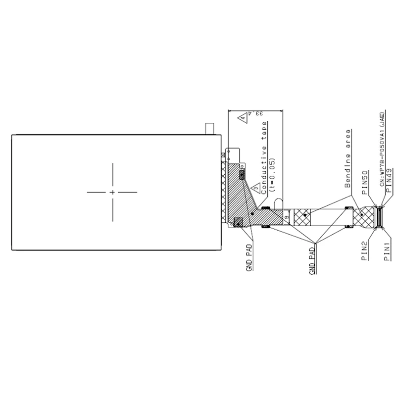 Schermo della stampante 5.5 pollici 2K 2560x1440 pannello di visualizzazione senza retroilluminazione scheda di azionamento HDMI per Display LCD ANYCUBIC Photon S