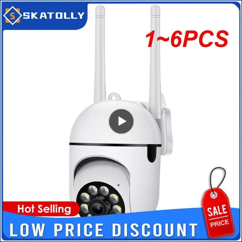 

1~6PCS Security Camera 2.4G WIFI Camera Outdoor PTZ Speed Wireless IP Camera CCTV 4X Digital Zoom Audio Network Surveillance CAM