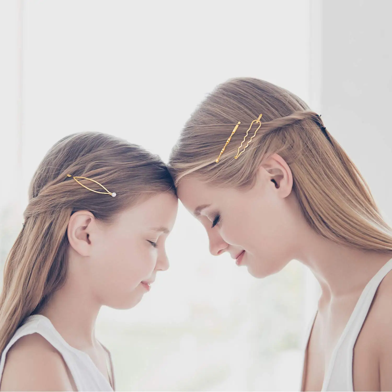 3/4/5 Pcs/Set Pearl Metal Hair Clips for Women Sweet Simple Geometric Hairpin Barrettes Girl Hair Accessories Fashion Jewelry