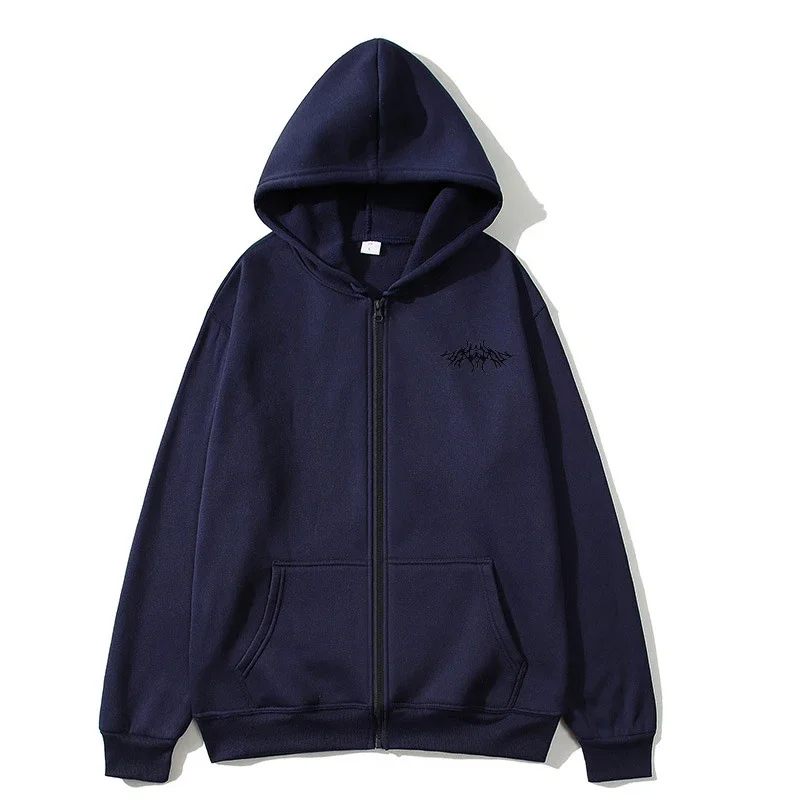 thumbnail image 1 of Sudadera con capucha para hombre y mujer, jersey de manga larga con estampado de Hip Hop, moda de lana, ropa creativa, 1 of 3