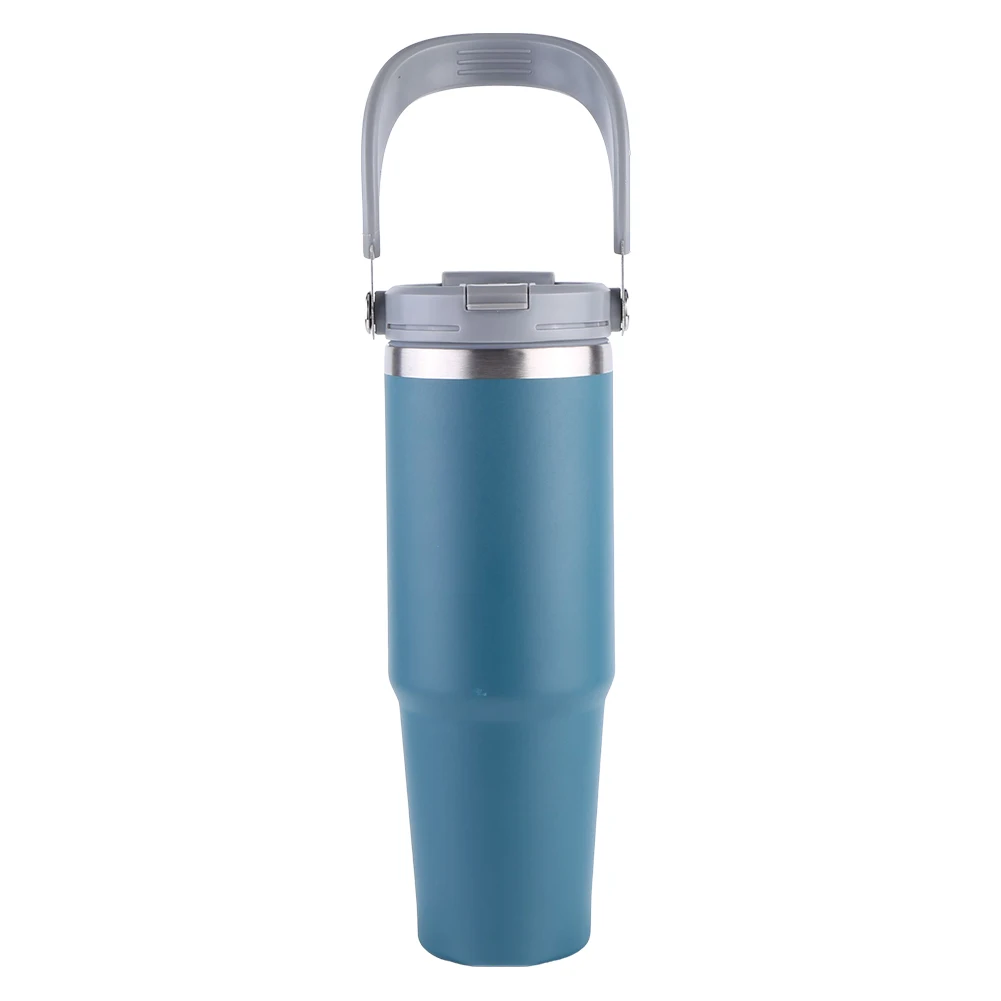 Stainless Steel Vacuum Insulated Cup with Handle for Hot Cold Beverages