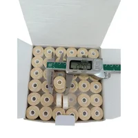 144pcs Thread Coil Bobbins – 21mm Diameter, 9mm Height for Embroidery Machine Accessories