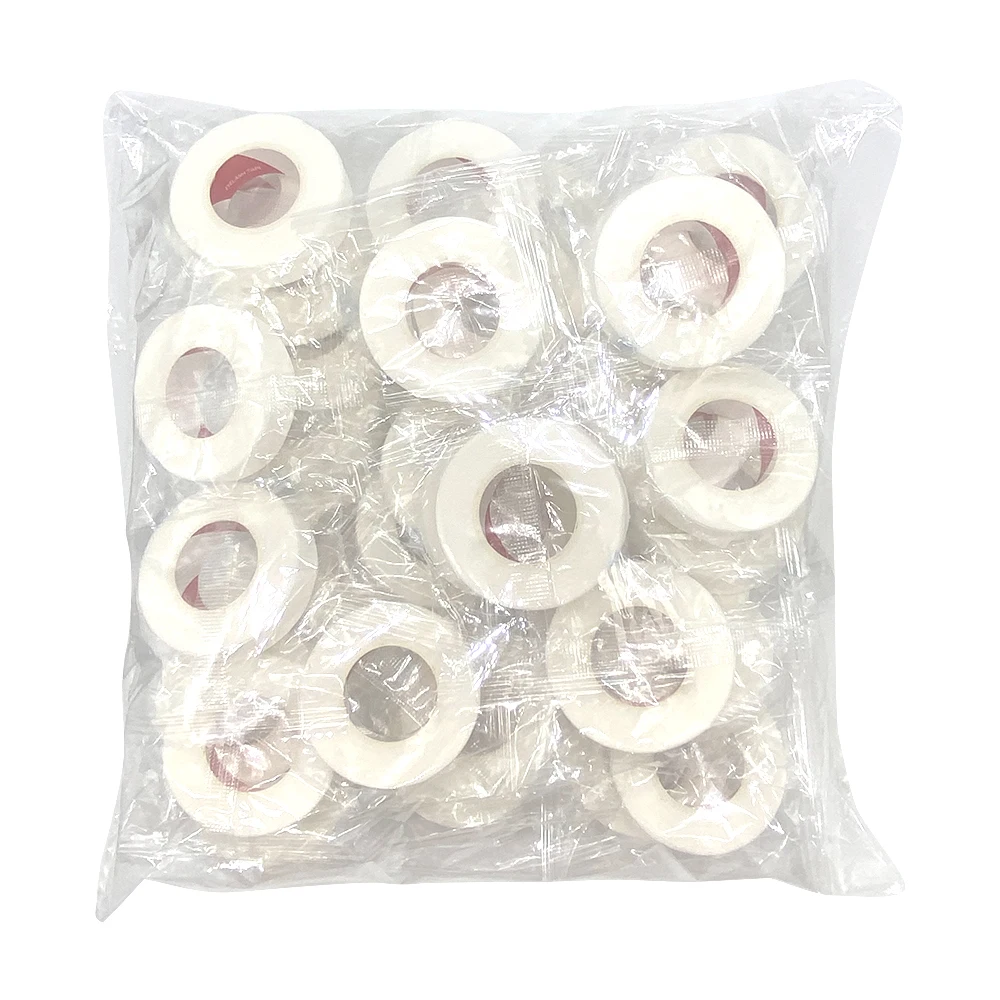 20Rolls Eyelash Tape 9M Breathable Eyelash Extension Paper Tape Colorful Non-woven Cloth Adhesive Patches Under Eye Pads