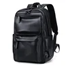 GOLF Men Backpack Bag Leather Business Backpack Laptop 15 6 inch Elegant Black Waterproof Back Pack Bags with Multi Compartments 2