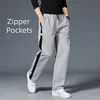 Men Loose Sport Running Stripe Sweatpants Fitness Training Pants Mens Straight Trousers Tracksuit Jogging Sportswear Goggers 1
