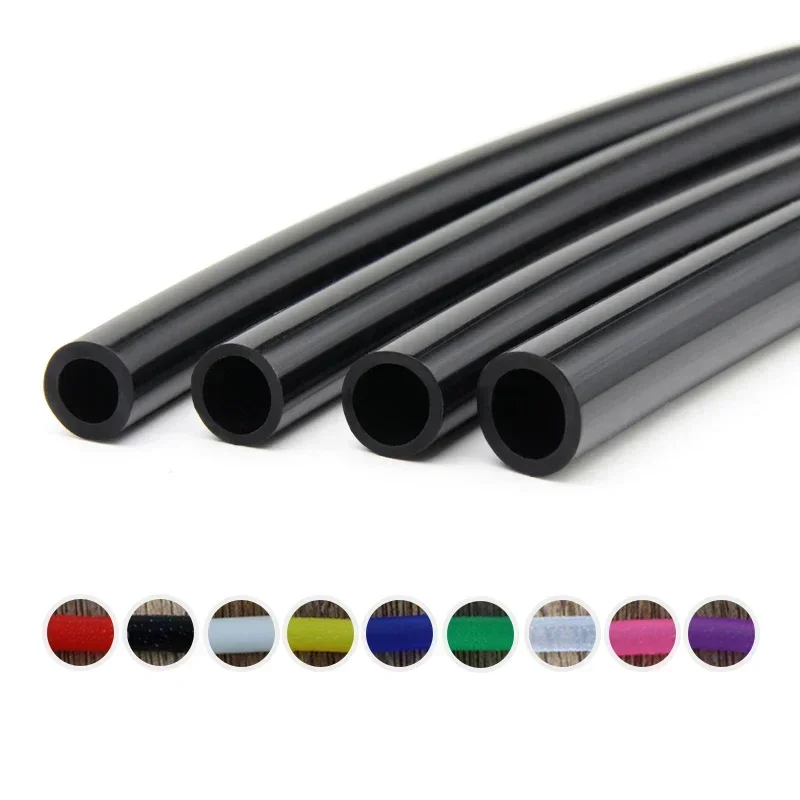 Tubo de silicona Flexible de colores, tubo de agua de goma suave no tóxica, manguera de grado alimenticio, diámetro de 0,5, 1, 2, 3, 4, 5, 6, 7, 8, 9, 10, 11, 12mm, 5m
