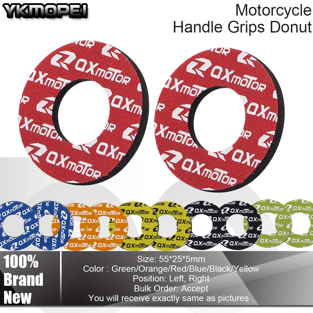Universal Dirt Bike Motocross Handlebar Grips Donuts - Enhanced Comfort and Style