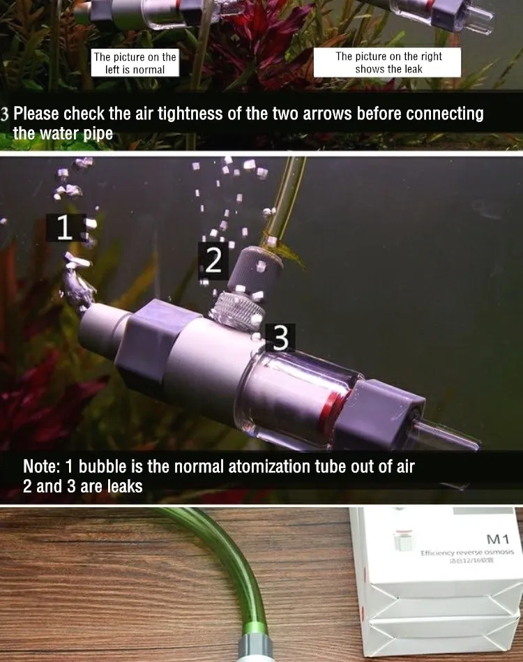 Externer CO2-Reaktor Aquarium Inline CO2-Zerstäuber Diffusor für Wasser pflanzen Tank Aquarium Aquarium Zubehör – Detail 7