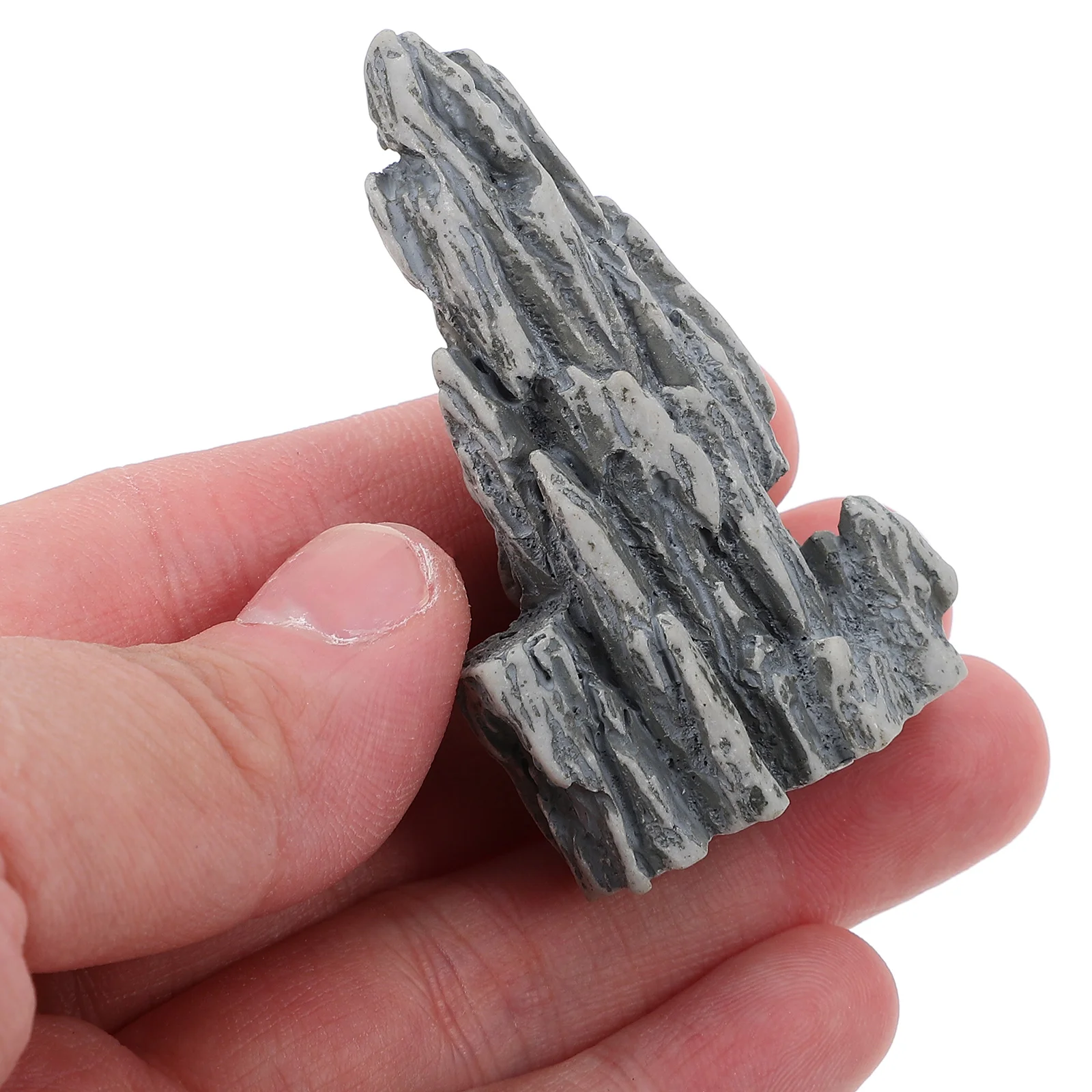 4Pcs/set Artificial Mountain Rocks Fake Garden Stones Rockery Miniature Landscape Ornament Resin Bonsai Pot Rockery Figurine miniature ornament,resin ornaments,miniature figurines,resin crafts