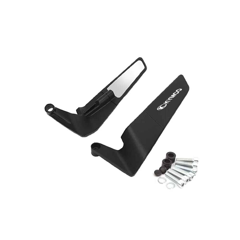 For Kymco Ak550 Ak 550Xciting 250 300 400 Ct250 Ct300 Ct 250 300 S 400 Motorcycle Accessories Rotatable Rearview Mirrors Wing 2