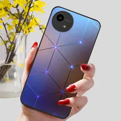 Lovely Black TPU Silicone Shockproof Soft Phone Case with Beautiful Pattern for -Sharp Aquos wish4 (R01.CH.1)
