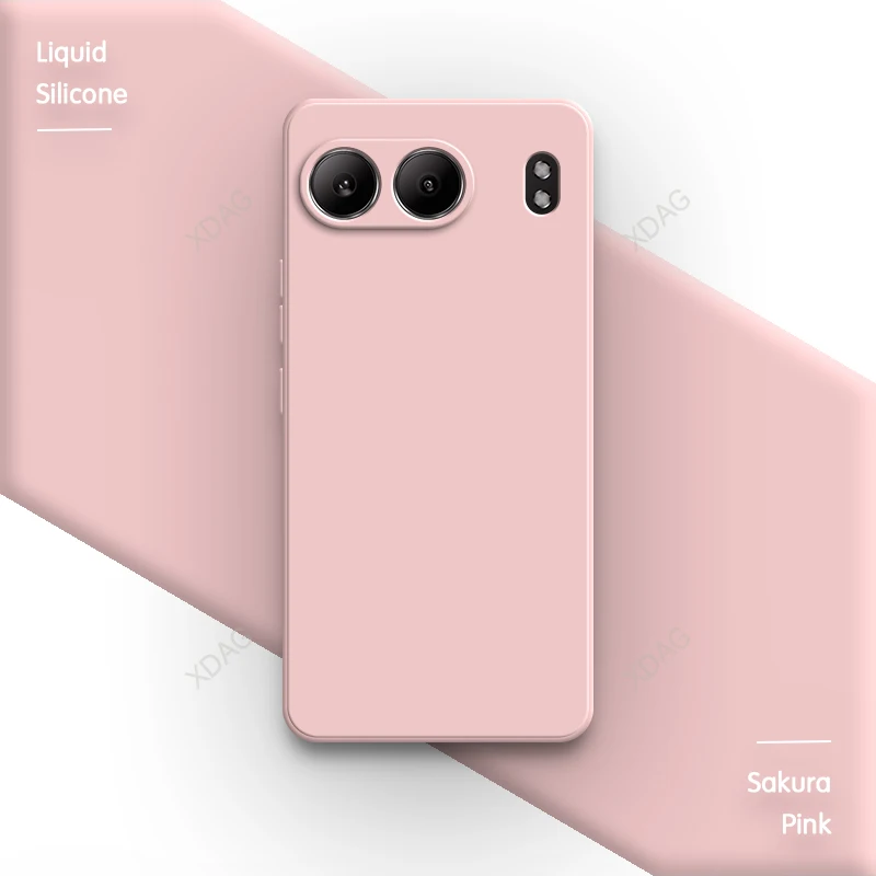 Soft Silicone Phone Case with Lens Protection and Candy Color Design