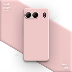 Soft Silicone Phone Case with Lens Protection and Candy Color Design - OnePlus Nord 4 (Sakura Pink)