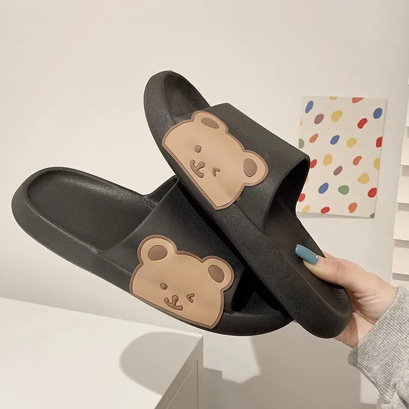 New Women's Sandals And Slippers, With Thick Soles And Cute Cartoon Quick Drying Slippers OnThe Outside, Indoor Soft Bathroom — view 4