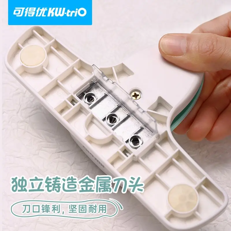 3 Holes 4mm Hole Puncher A5 A6 A7 A8 DIY Hole Puncher Loose Leaf Punch Handmade Loose-leaf Paper for Office