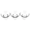 3PCS Breast Milk Pump Flange Inserts Breast Converter Practical Breast Pump Replacement 17mm 19mm 21mm 3