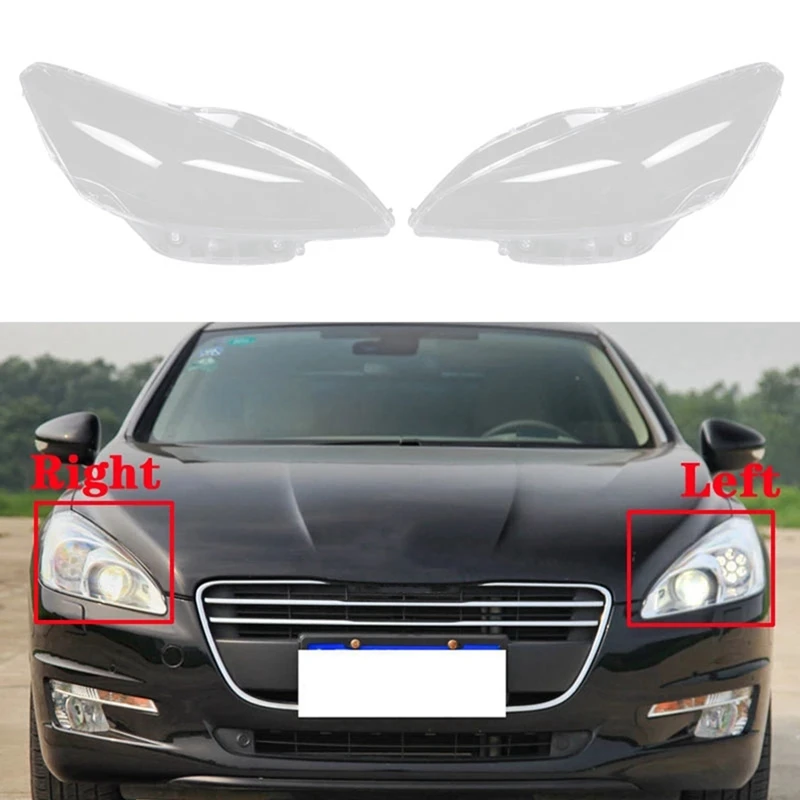 For Peugeot 508 2011 2012 2013 2014 Car Headlight cover Headlamp Lens Auto  Shell Cover - AliExpress