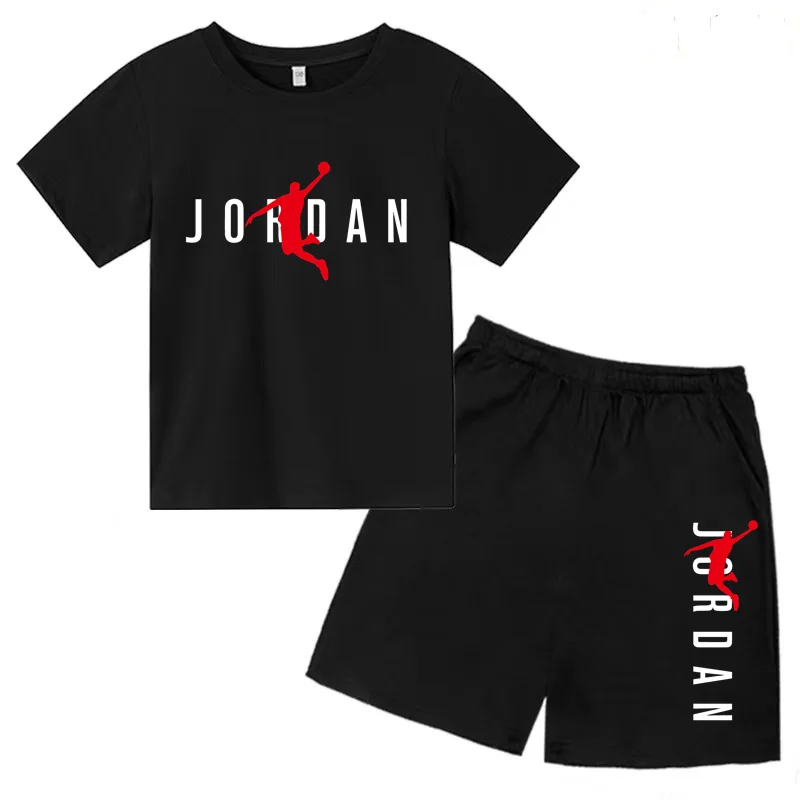 Kids Sports Suit Children Sports Suit Kids&rsquo; Activewear Boys Girls Teen Summer Short Sleeve Tops Outdoor Tracksuit