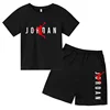 Kids' Activewear Boys Girls Teen Summer Short Sleeve Tops Kids Casual Sun Rice Fashion Short T Shorts Outdoor Tracksuit 1