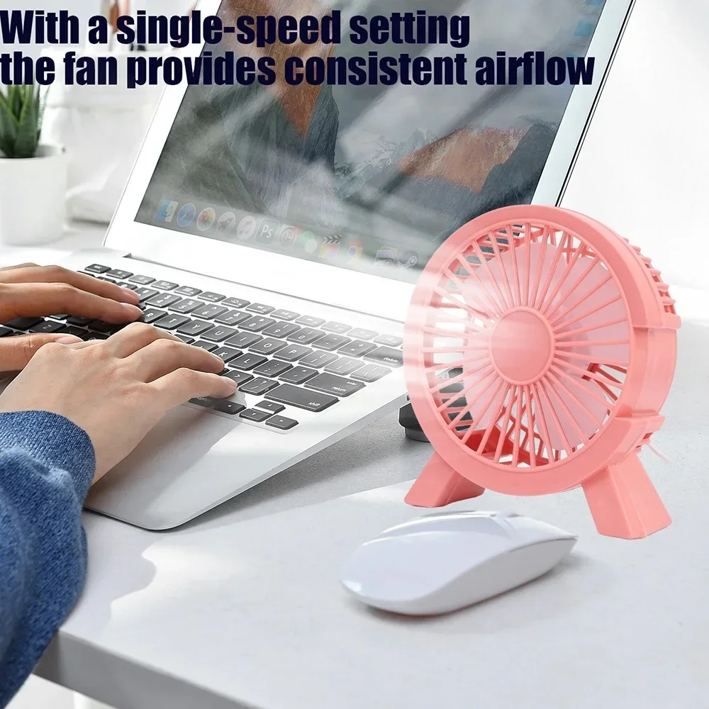 Portable USB Fans Cooling Fan Mute Ultra Quiet Suitable For Home Desk Office Bedroom Silent Table Standing Mini Desk Fans