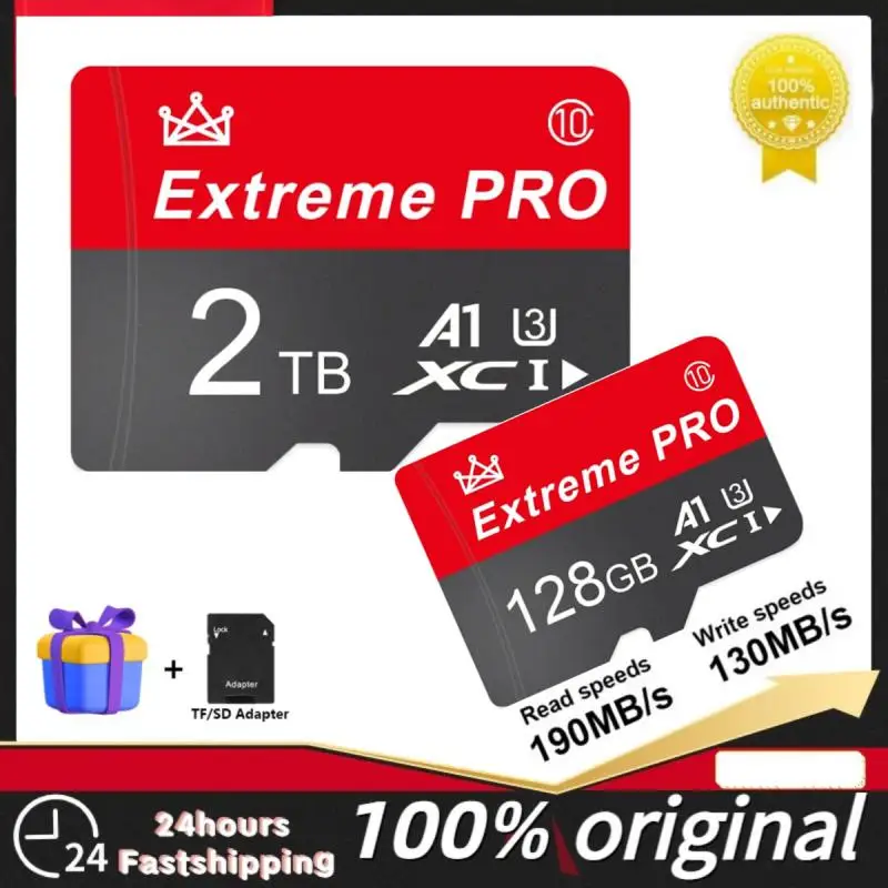Scheda Sd Micro Tf Da 2Tb Scheda Di Memoria Sd Ad Alta Velocità 128Gb 256Gb 512Gb Micro U3 A2 Scheda Flash Sd/Tf 1Tb Per Fotocamera Del Telefono Table