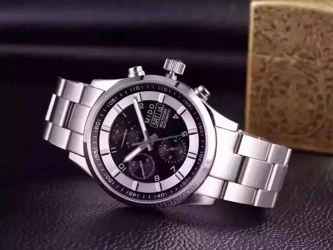 

Модные мужские часы, автоматические механические наручные часы MIDO Design Super Ocean, белые, синие, высокое качество 904L, нержавеющая сталь AAA