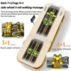 Massage Bed Hot Heated Portable Korea Cheap Nuga Best LCD Automatic Electric Rolling Thermal Jade Stone Massage Bed Sofa Chair 5