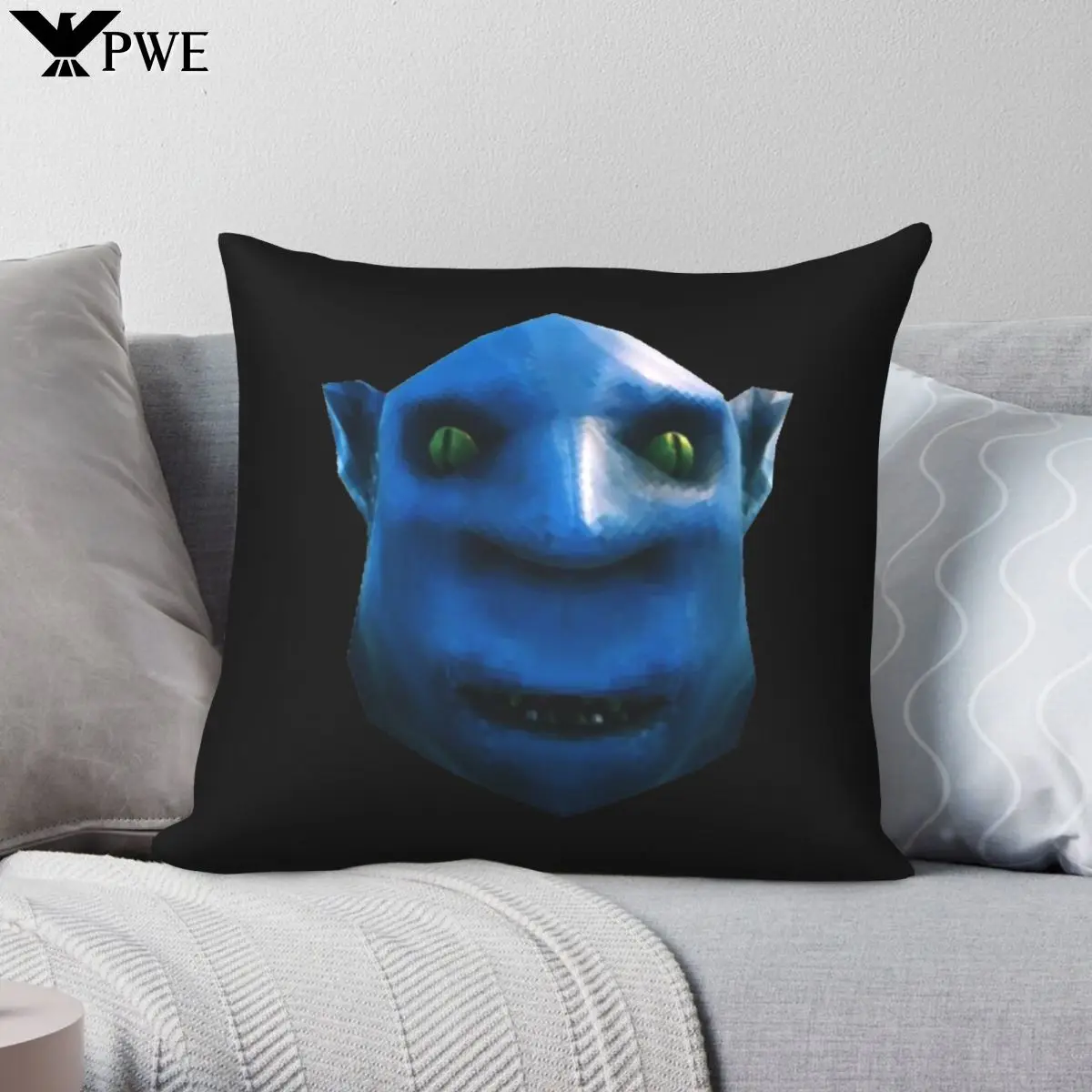 

Valheim Troll Square Pillowcase Polyester Printed Zip Decor Pillow Case Bed Cushion Case 45x45cm
