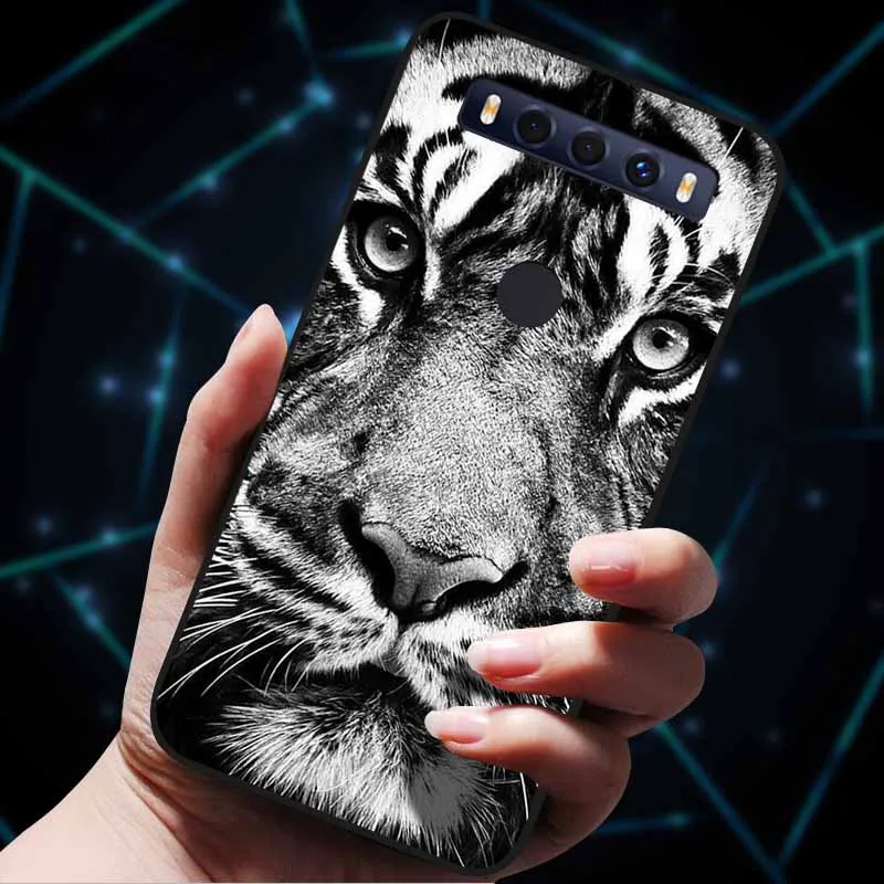 Cartoon Soft TPU Silicone Lion Wolf Phone Case - Stylish Back Cover