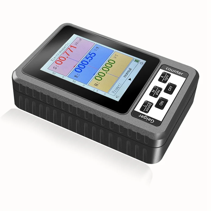 XR2 BR-9A Handheld Electromagnetic Radiation Detector High Precision Electromagnetic Radiation EMF Meter Tester Black 3