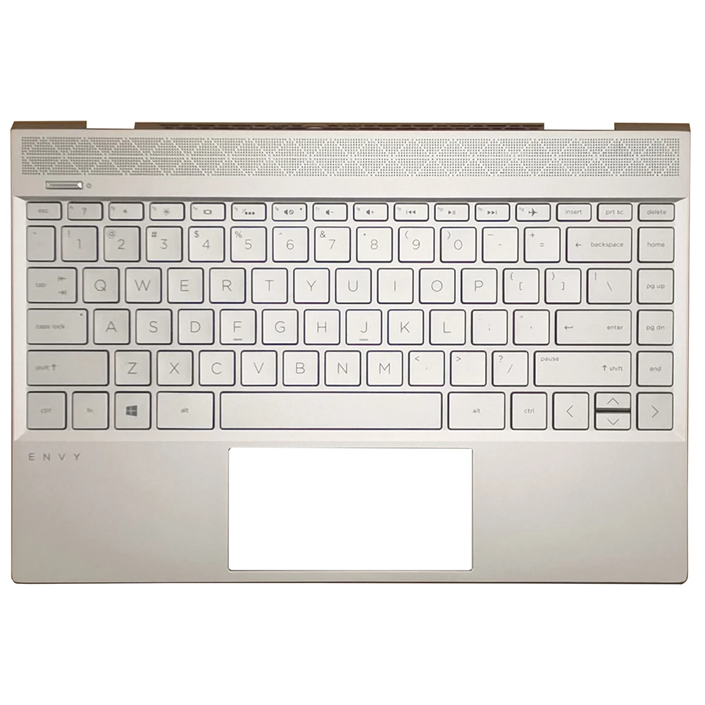 

For hp ENVY 13-ah TPN-W136 Palmrest cover case with keyboard Gold/Silver