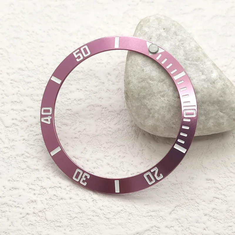 Aluminum Sloped Bezel Insert for Diver's Style Mechanical Watch Repair