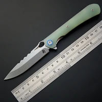 Sitivien ST145 Folding Knife 14C28N Steel Blade Micarta/ G10 Handle EDC Tool  for Working Camping Survival Collection 2