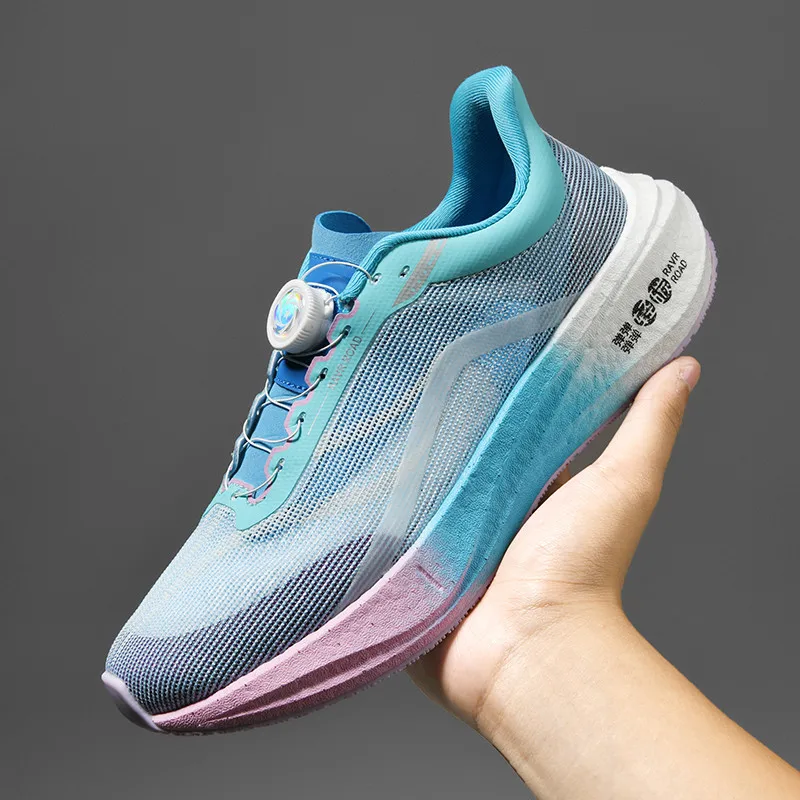 Ultralight True Carbon Plate Running Shoes Men Women Jogging Sports